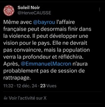 La République en danger ! Dans cette circonstance François BAYROU ne sera pas le plus mauvais ! Ni le plus mauvais choix.