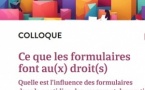 Ce que les formulaires font au(x) droit(s) (Colloque, 28 novembre 2024). Un bel angle à élargir !