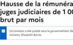 Le RN va demander la suppression de l'augmentation de 1 000 euros par mois qui a été octroyée aux magistrats quand le point d'indice est bloqué dans toute la fonction publique.