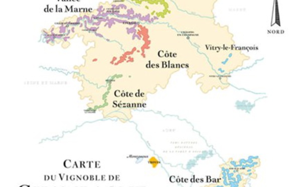 Les Riceys, la commune qui témoigne des trois appellations de la Champagne.